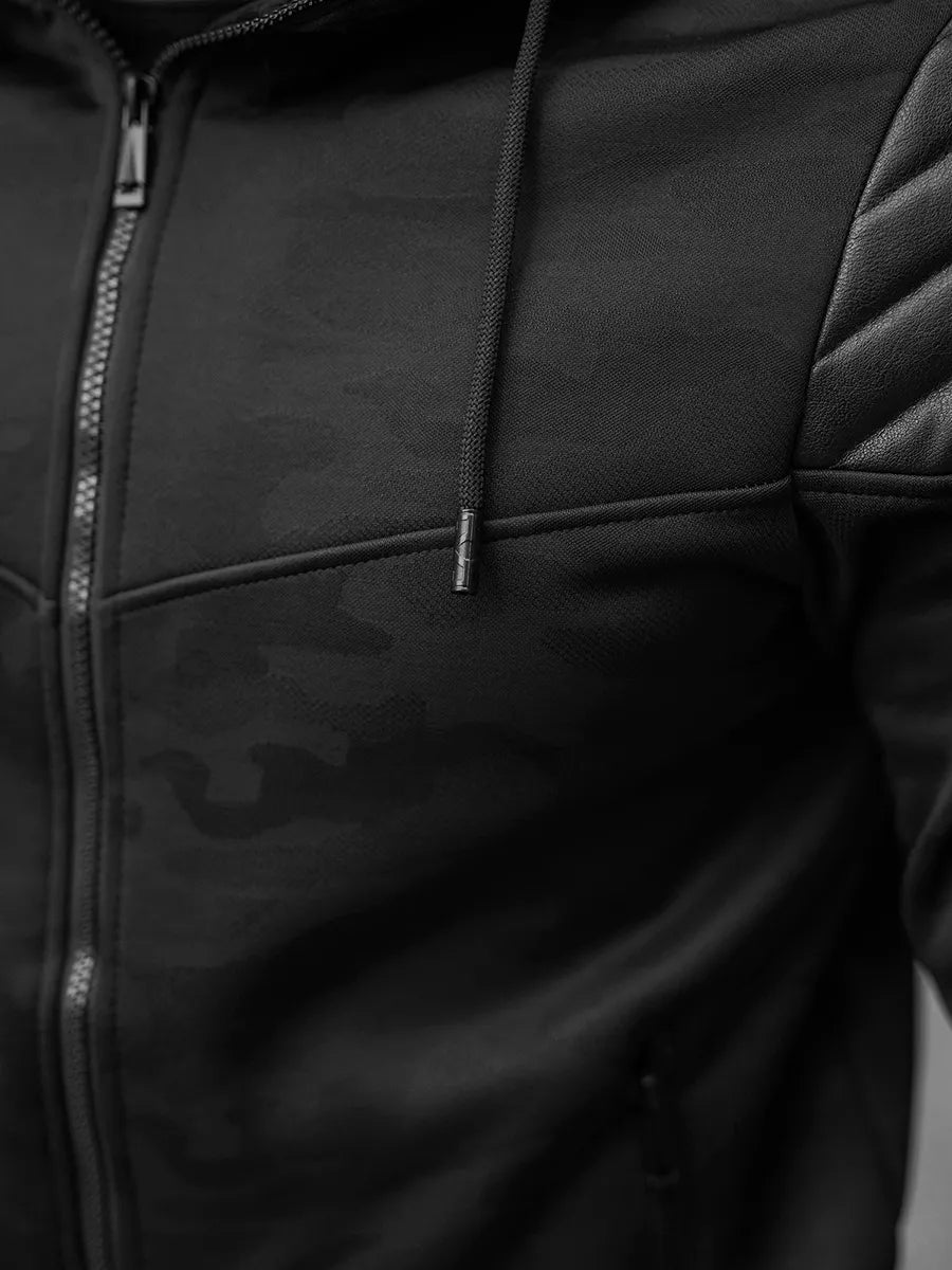 Men's black Eros tracksuit.