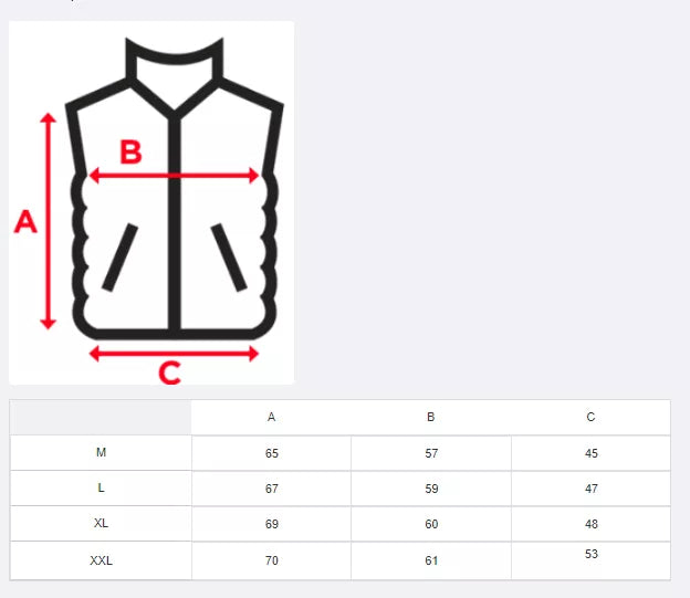 Men's quilted black vest Lider