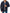 Men's quilted navy blue jacket Farrel
