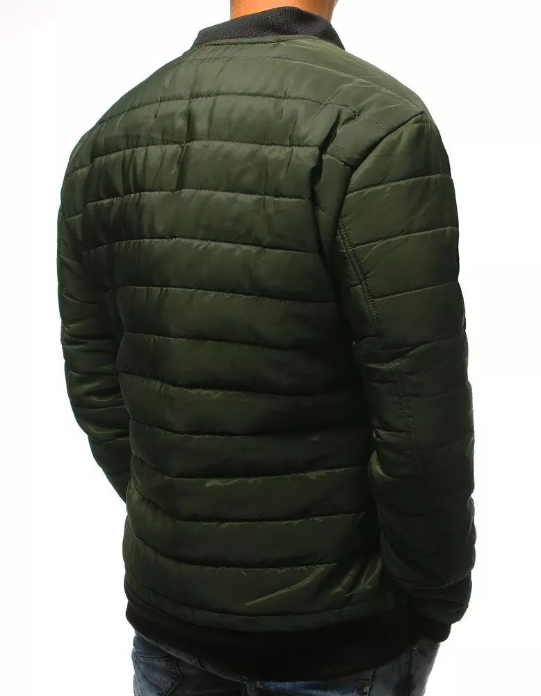 Men's green quilted jacket Minti