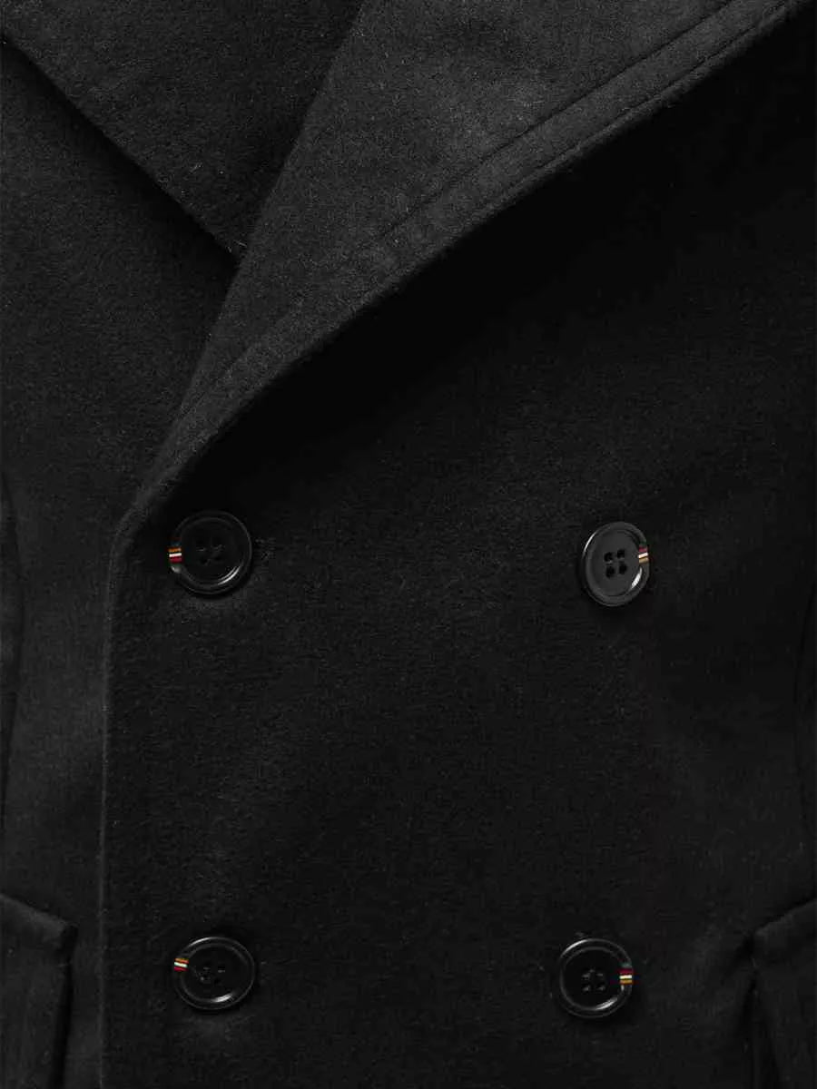 Stylish black autumn men's coat Nova