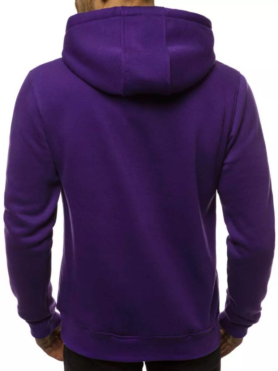 Purple men's hoodie Buvoli
