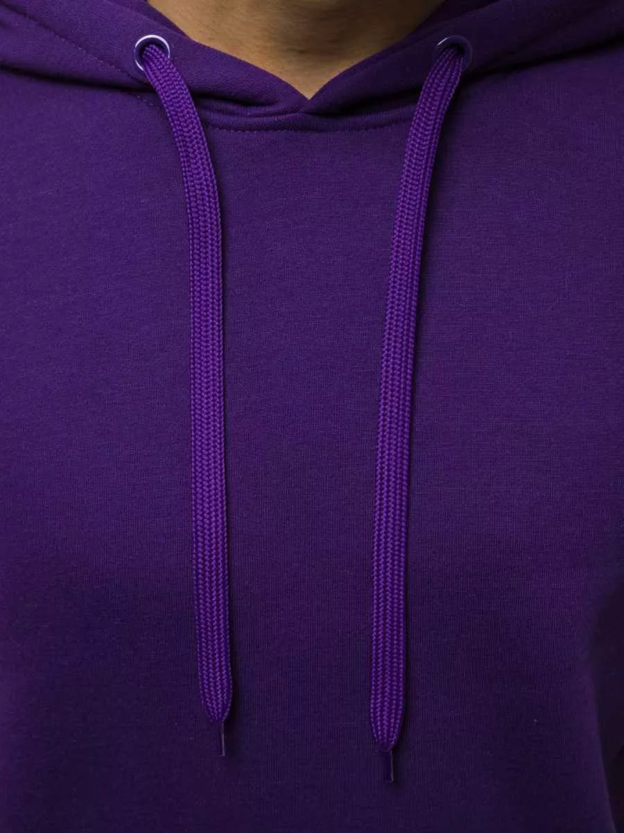 Purple men's hoodie Buvoli