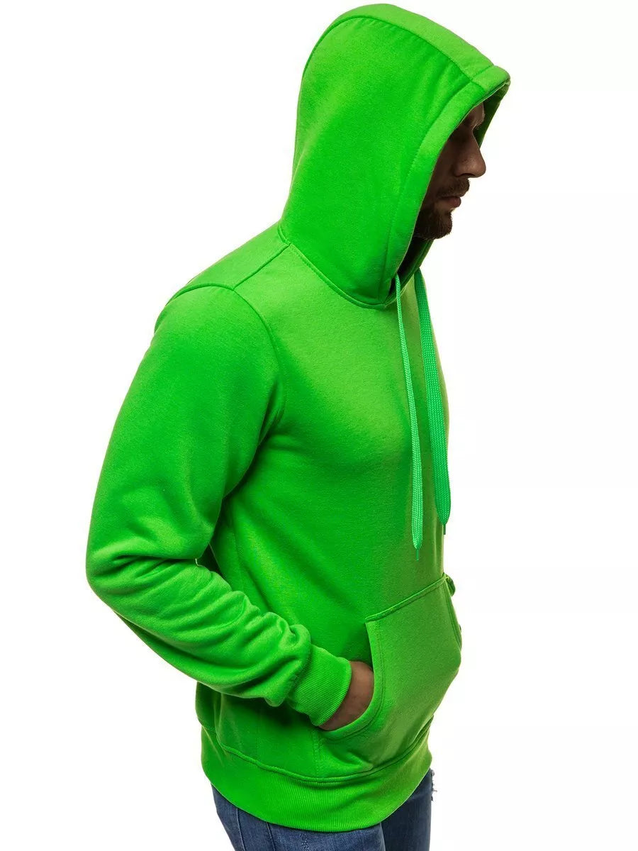 Green men's hoodie Buvoli