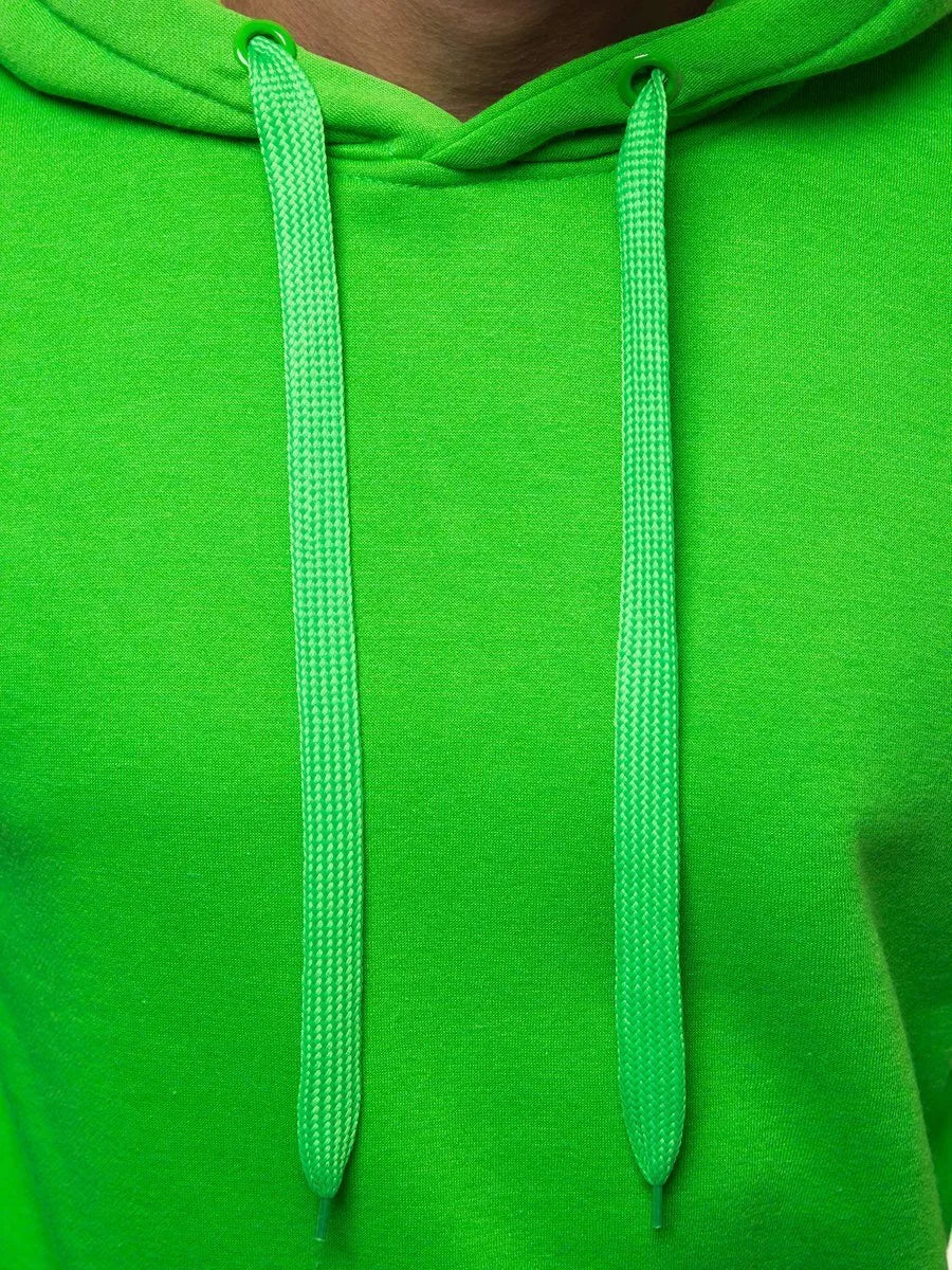 Green men's hoodie Buvoli