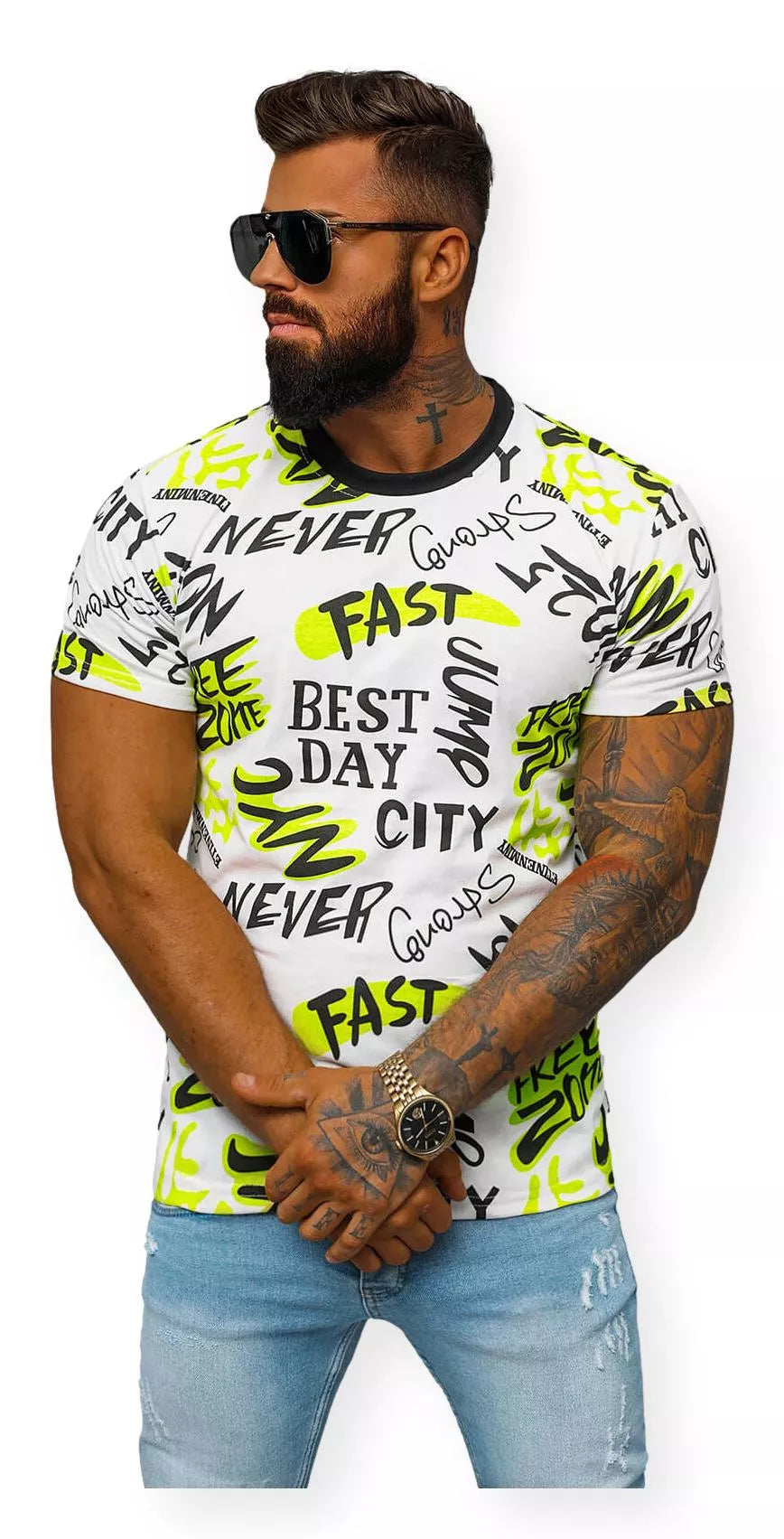 Men's T-shirt with Fast print