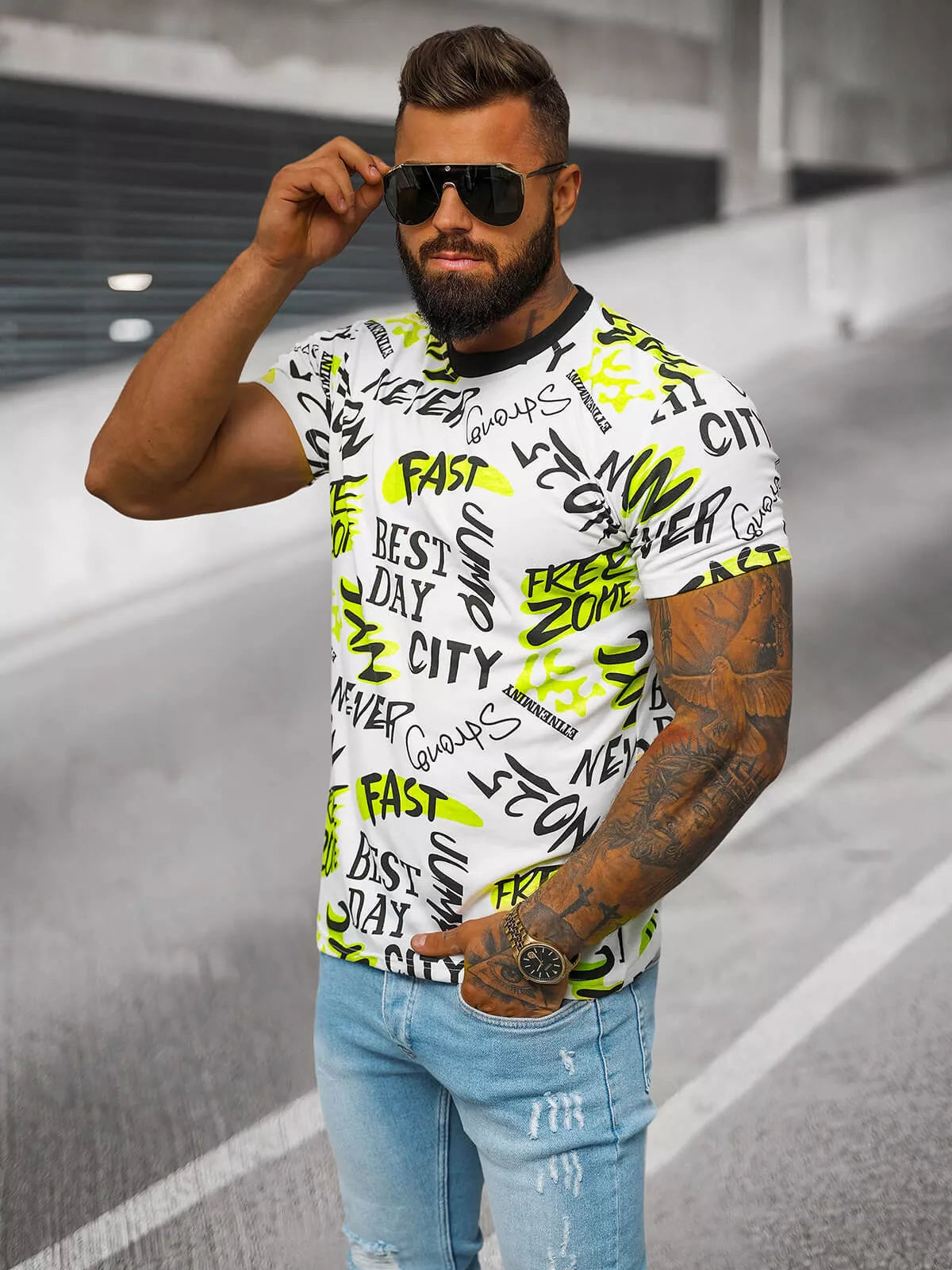 Men's T-shirt with Fast print
