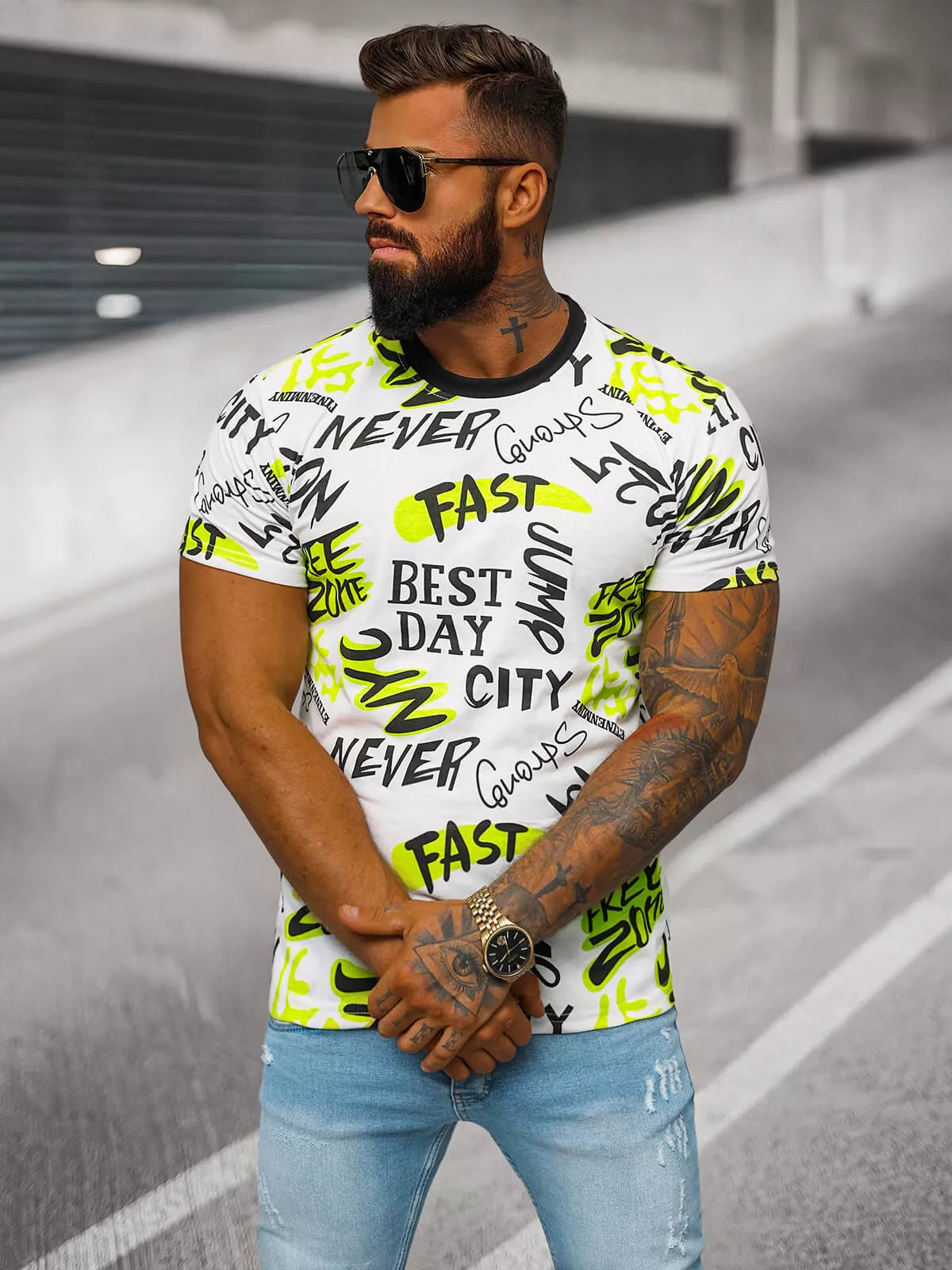 Men's T-shirt with Fast print
