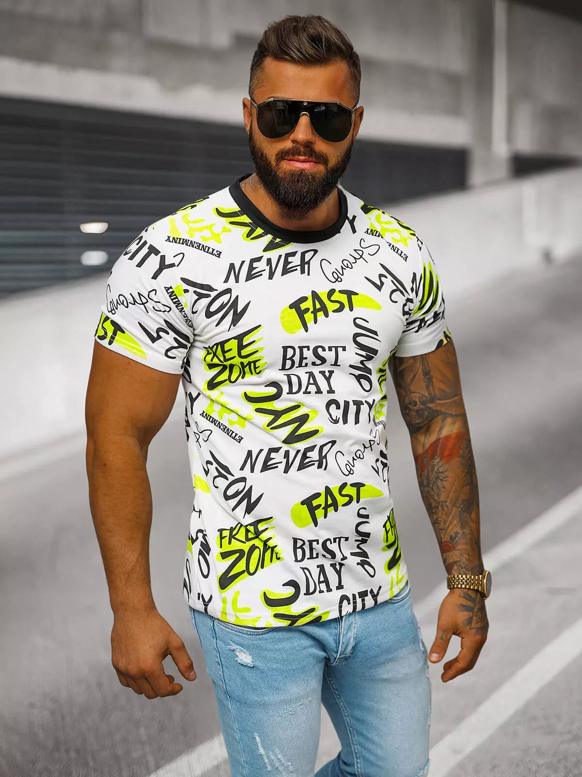 Men's T-shirt with Fast print