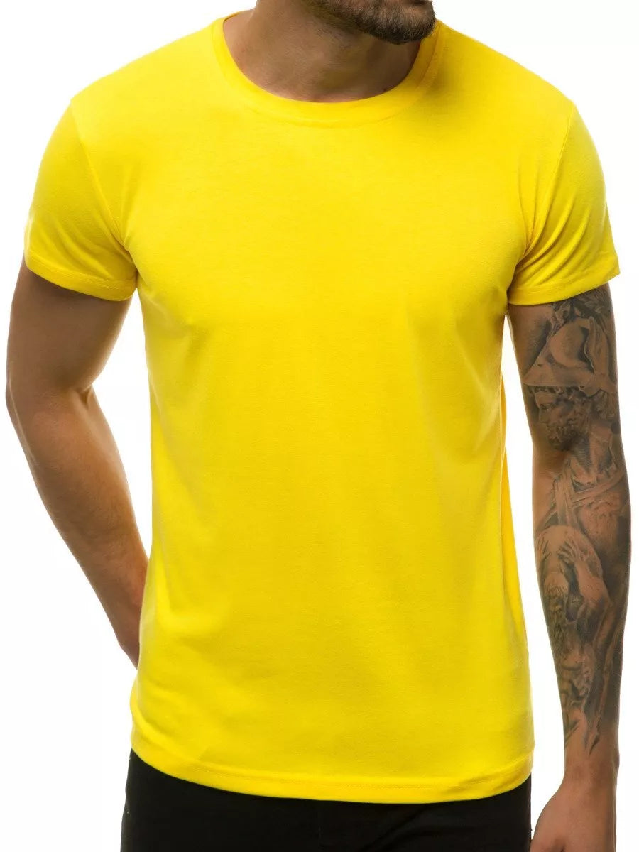 Men's light yellow T-shirt Loget