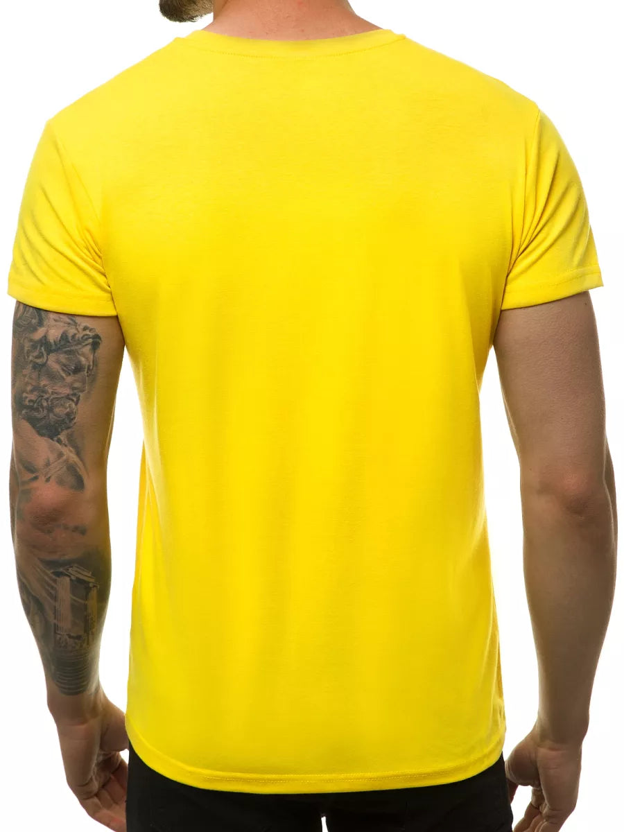 Men's light yellow T-shirt Loget