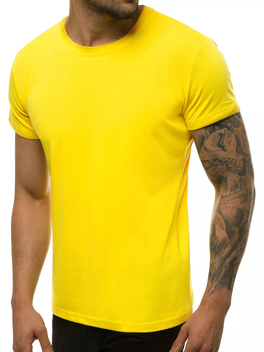 Men's light yellow T-shirt Loget