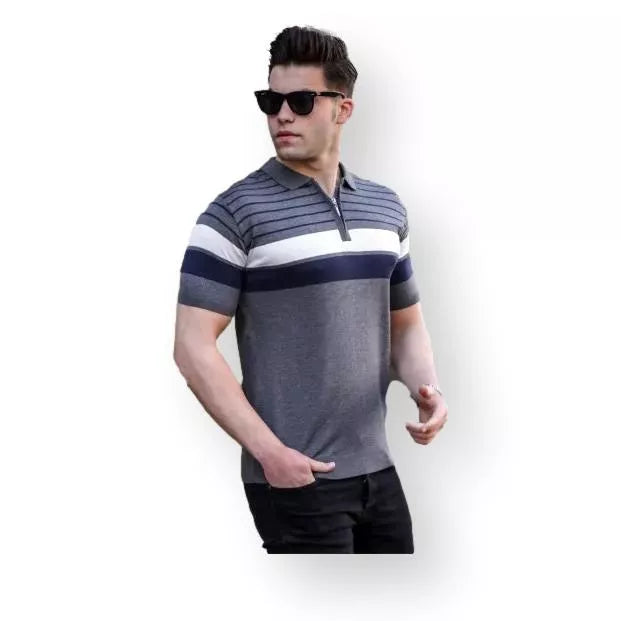 Men's gray T-shirt Tonil