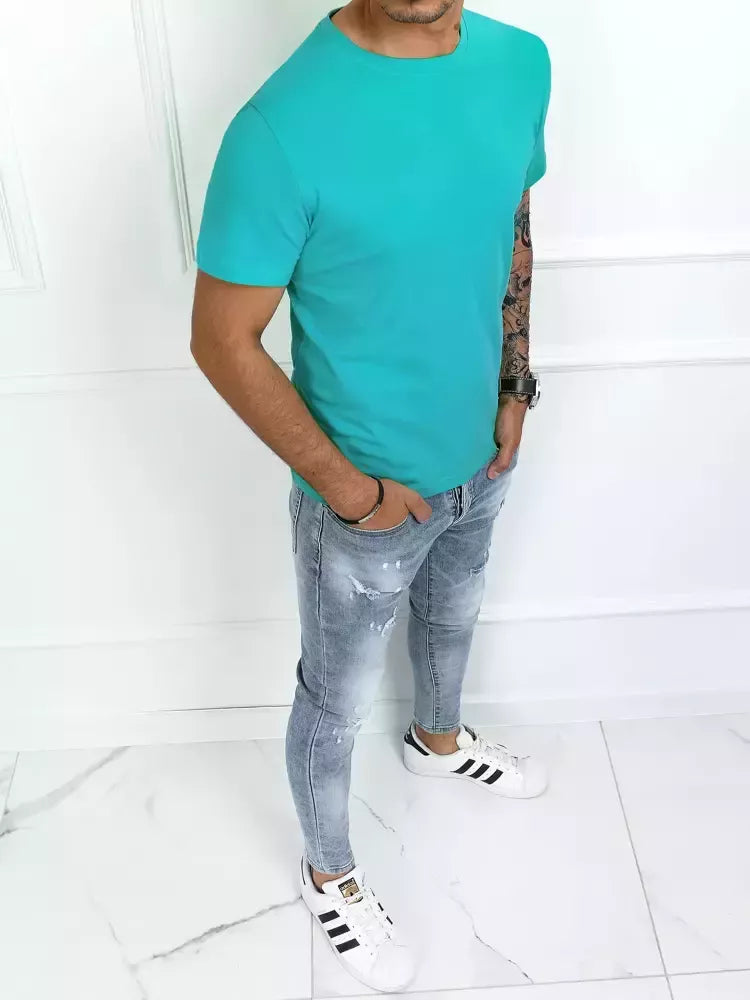 Men's turquoise T-shirt Daren