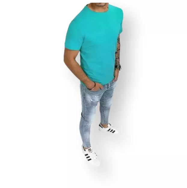 Men's turquoise T-shirt Daren