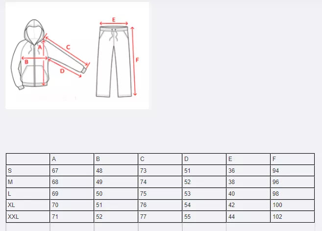 Men's black Orest sports set.