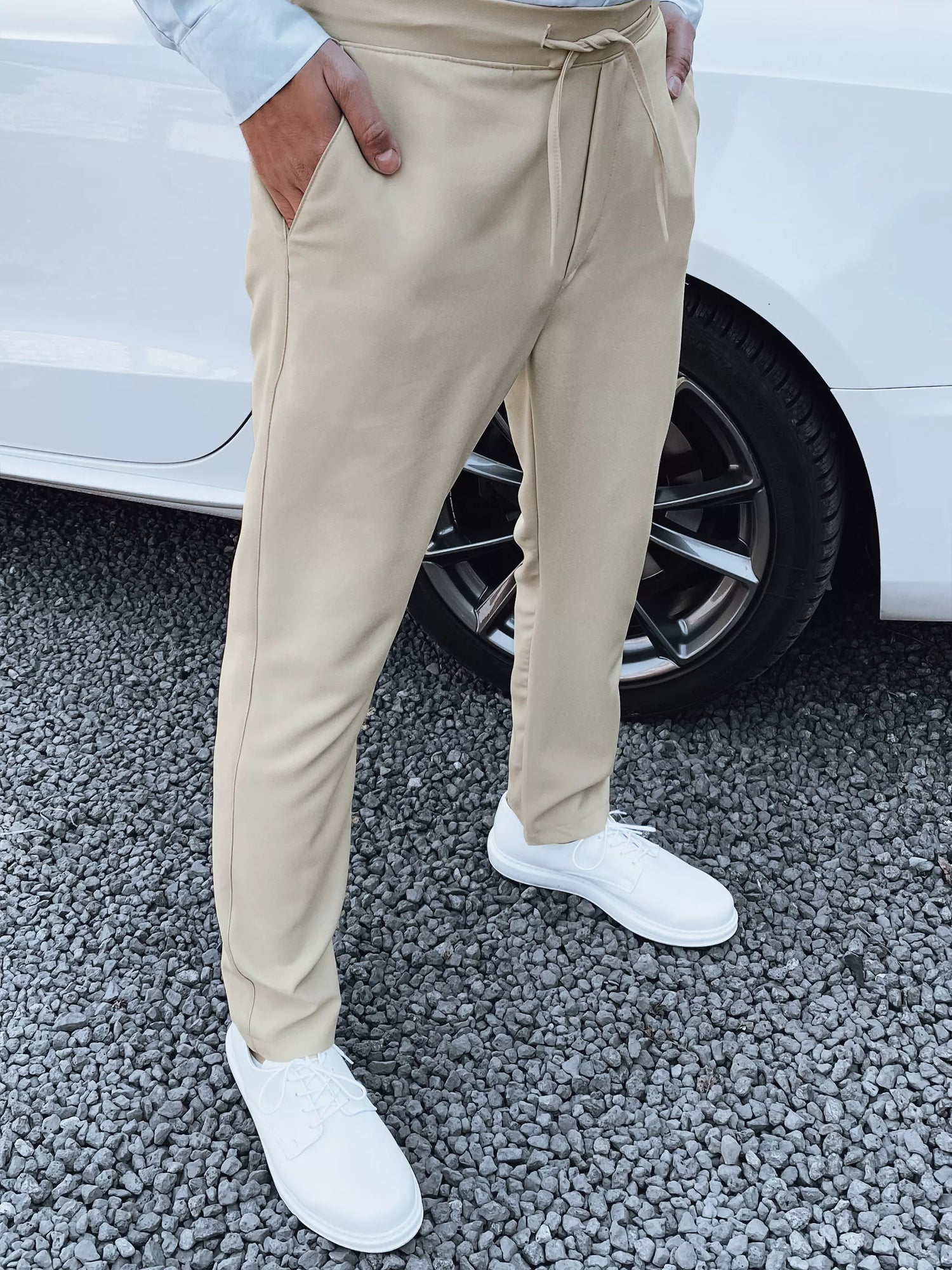 Men's brown trousers Noki