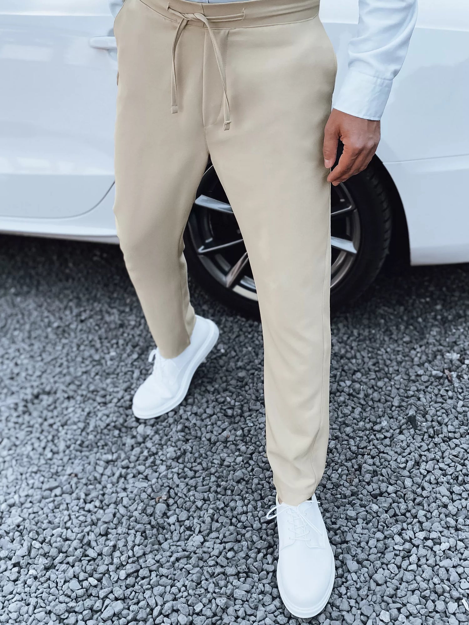 Men's brown trousers Noki