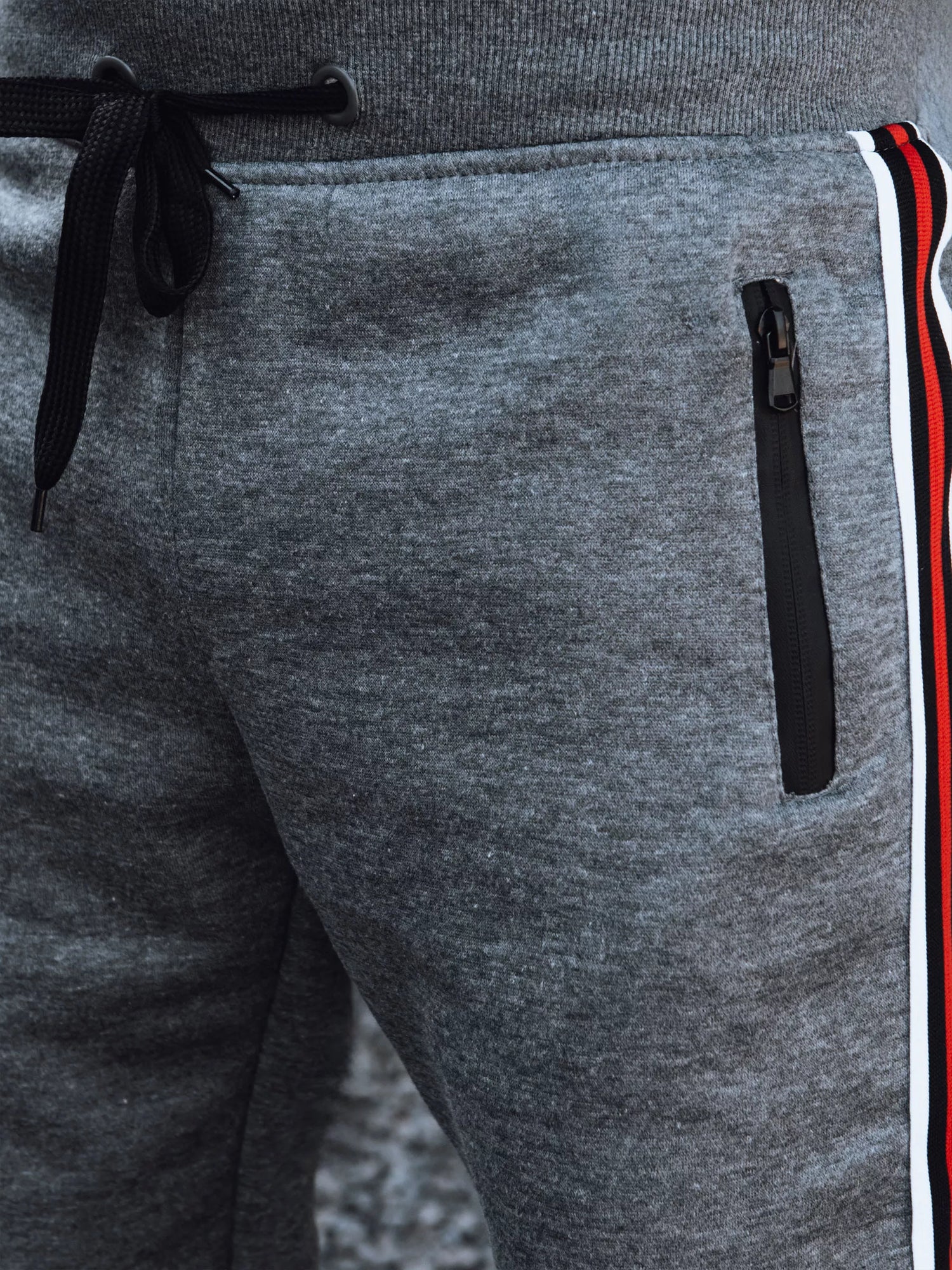 Men's dark gray casual pants Adam