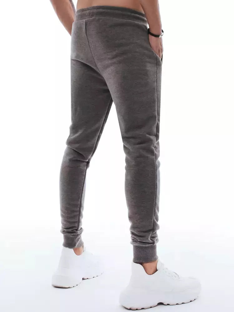 Men's dark gray casual pants Denol