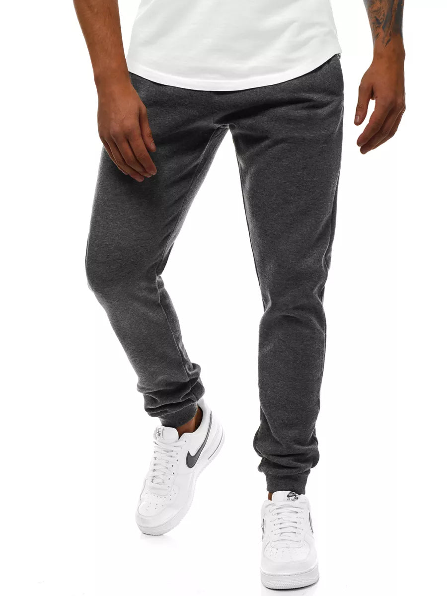Men's dark gray casual pants Sergo 