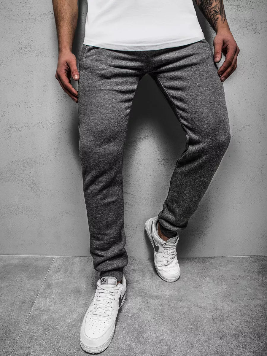 Men's dark gray casual pants Sergo 