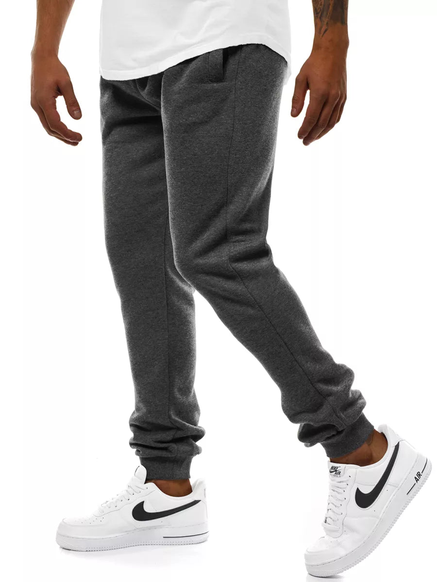 Men's dark gray casual pants Sergo 