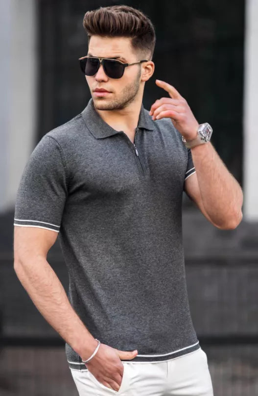 Men's dark gray Pit T-shirt