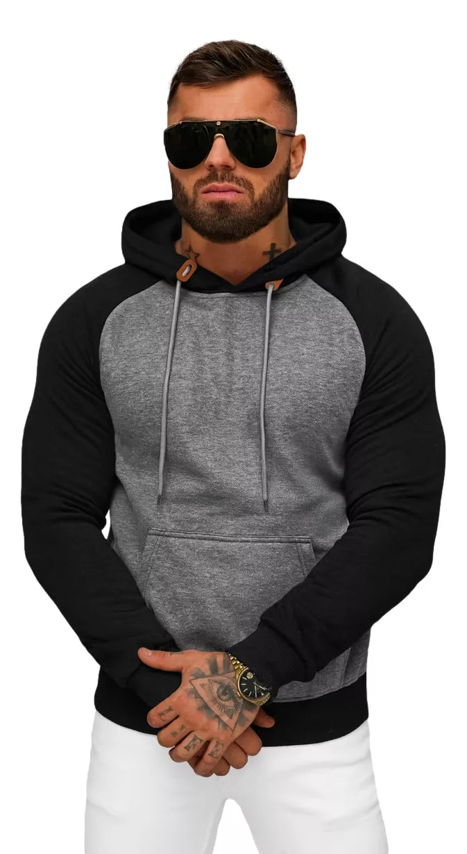 Men's dark gray hoodie Aiden