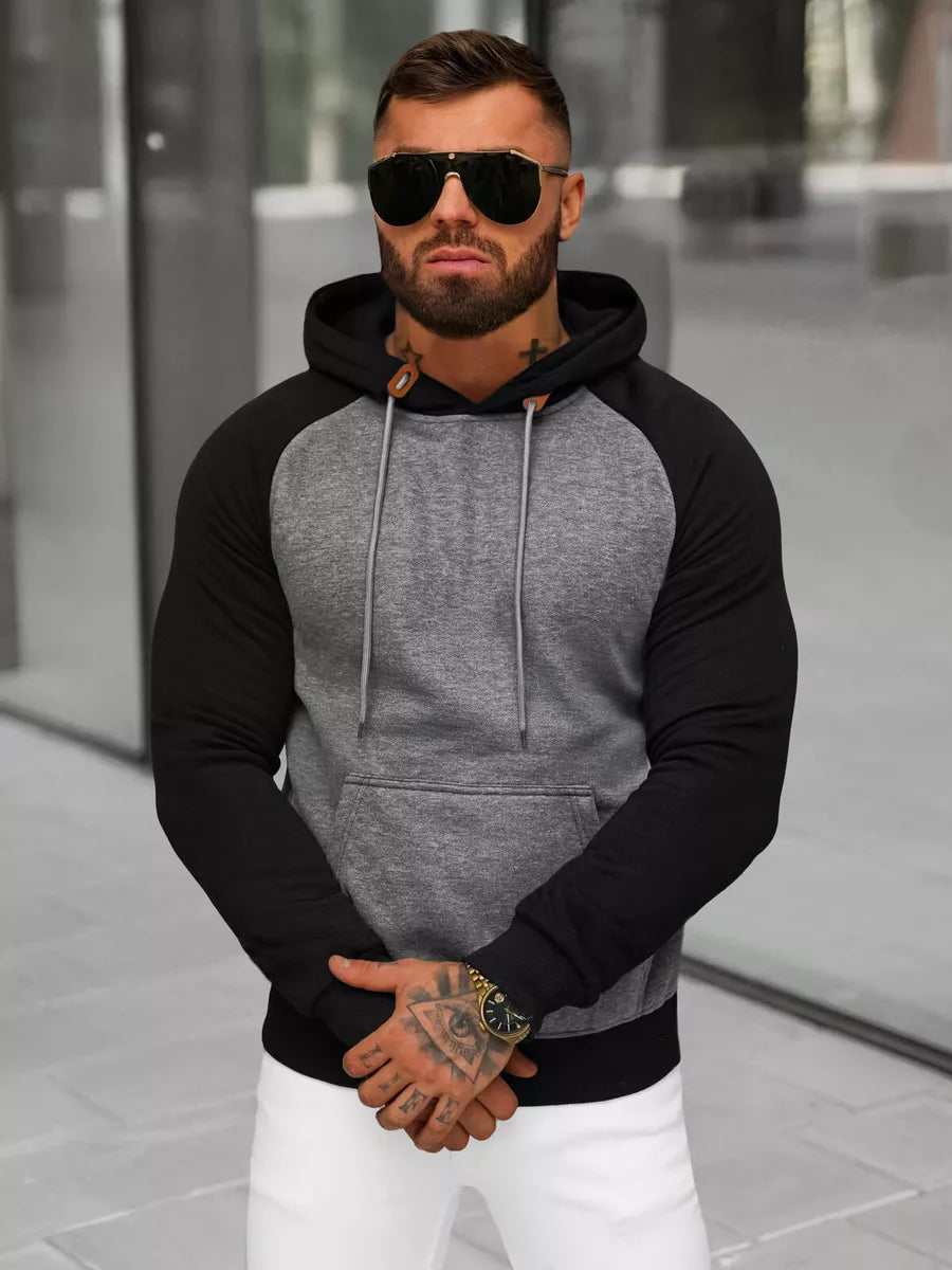 Men's dark gray hoodie Aiden