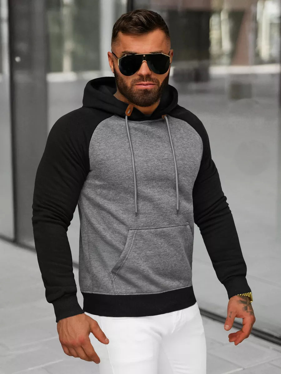 Men's dark gray hoodie Aiden