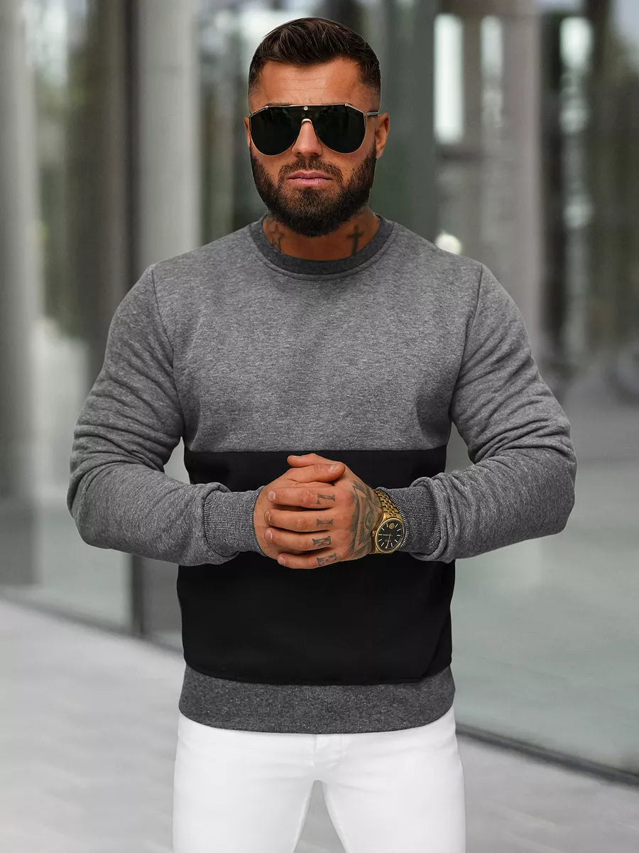 Men's dark gray sweater Feder
