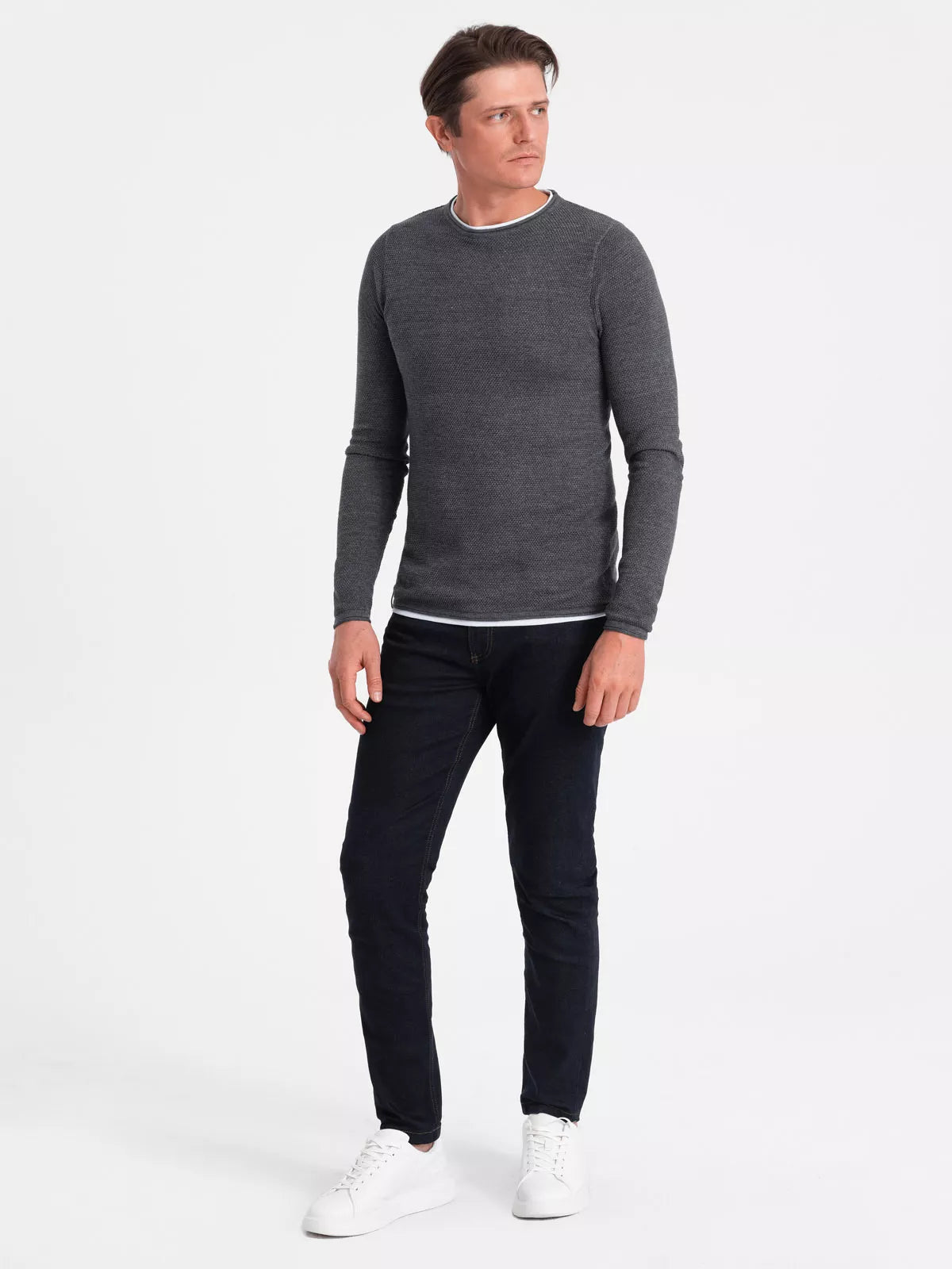 Men's dark gray sweater Finn