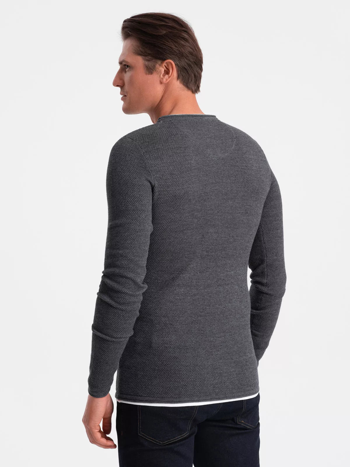 Men's dark gray sweater Finn