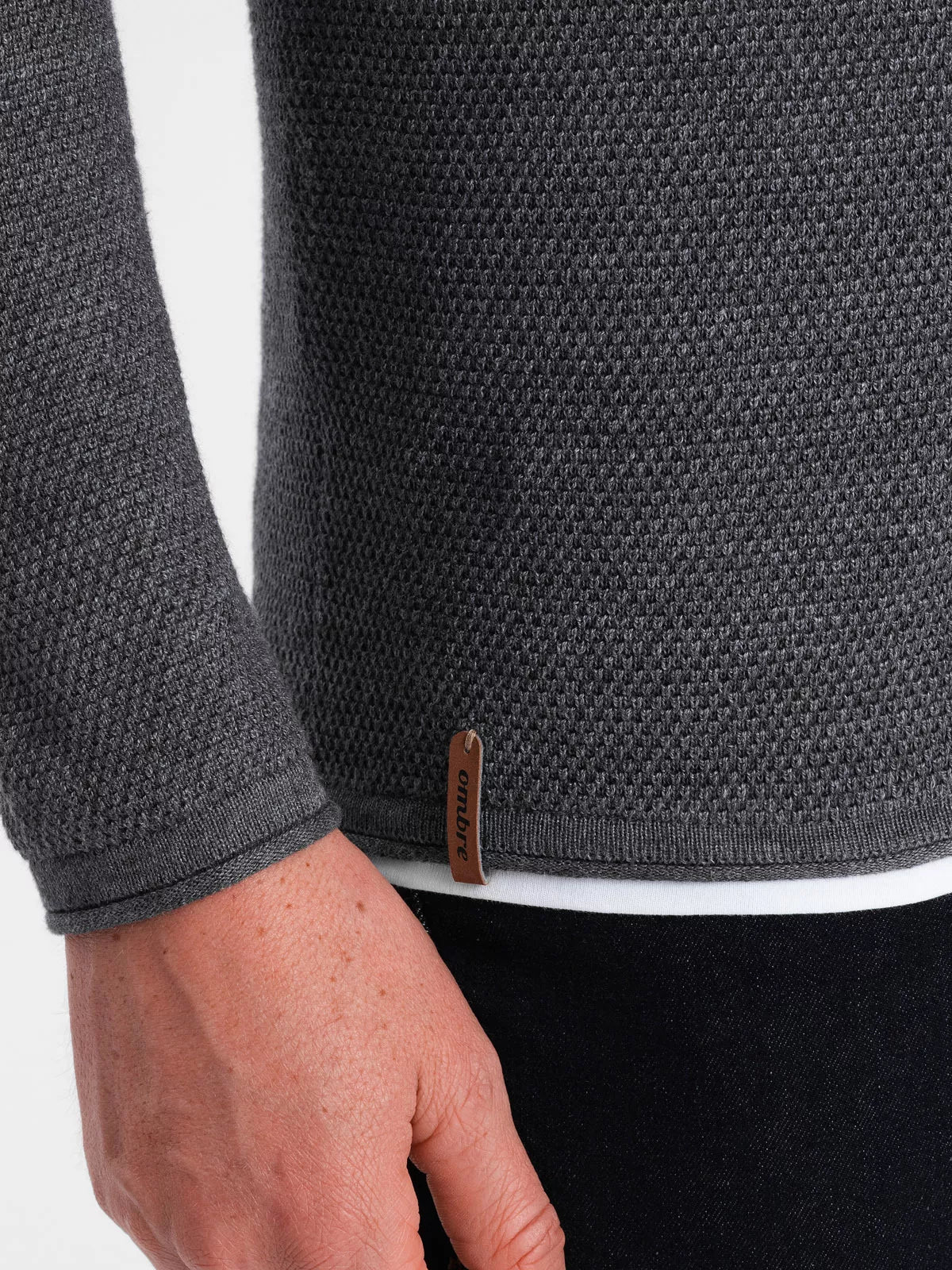 Men's dark gray sweater Finn