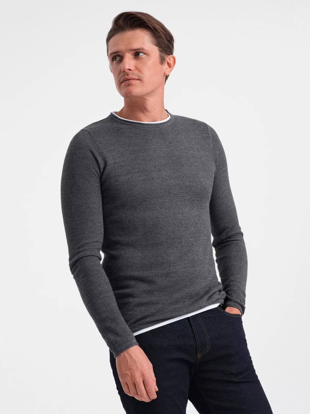 Men's dark gray sweater Finn