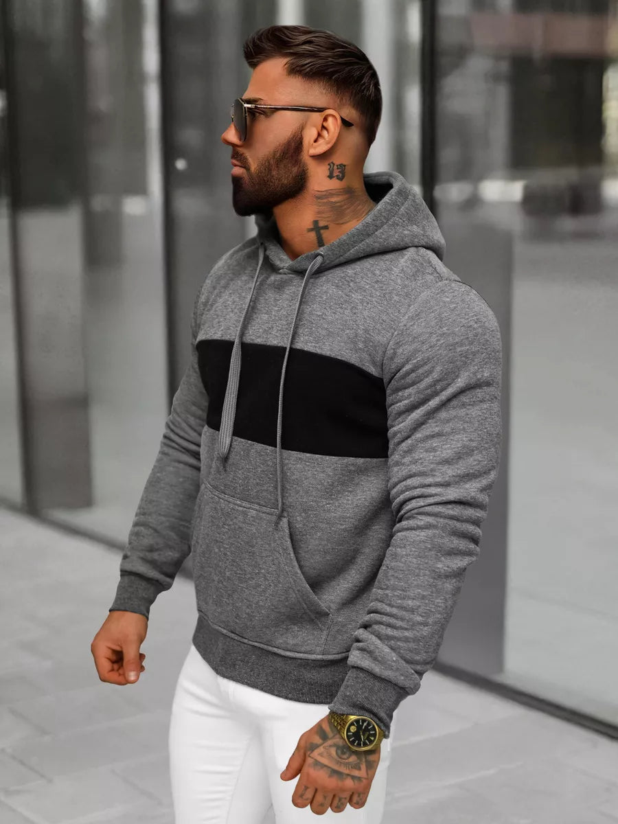 Men's dark gray sweater Lorenzo