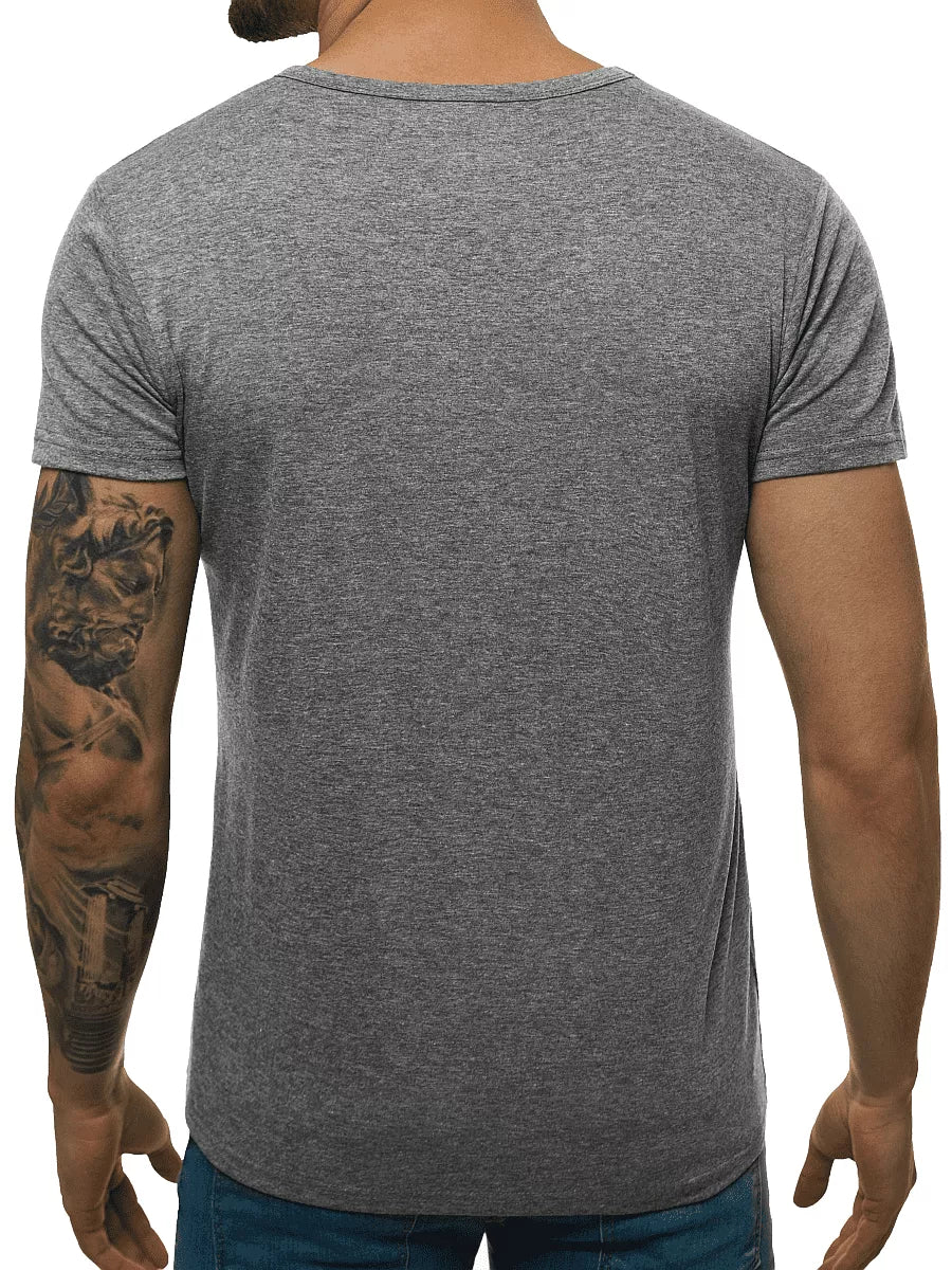 Men's dark gray T-shirt Dimel