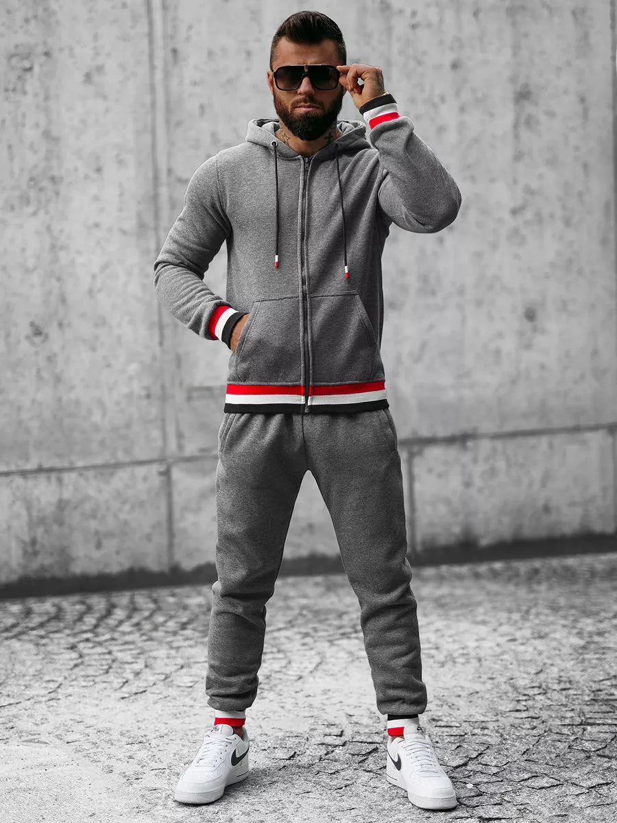 Men's dark grey tracksuit Grafor