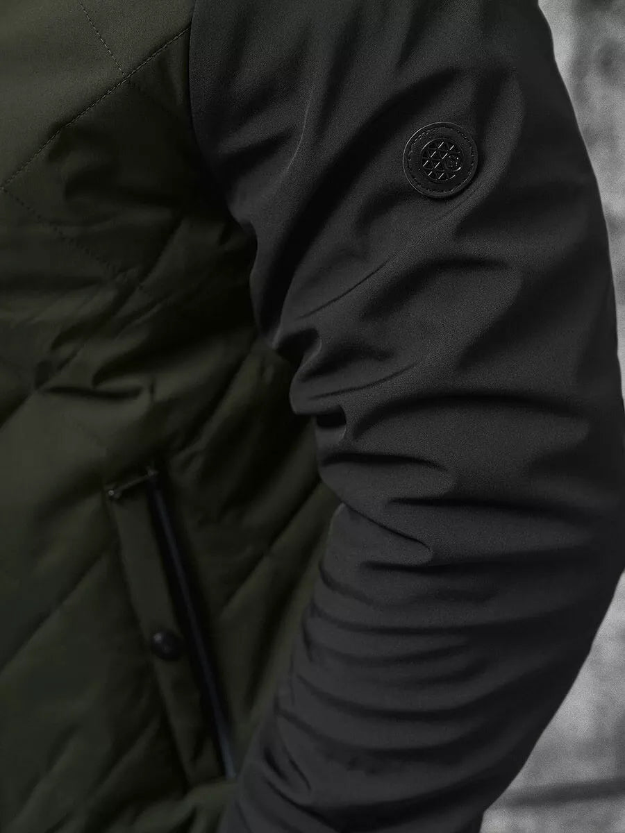 Men's dark green jacket Rober 