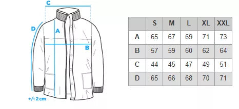 Men's dark blue jacket Cory