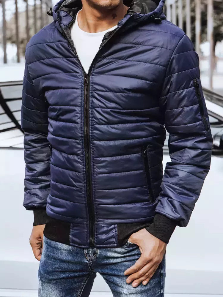 Men's dark blue jacket Rikon