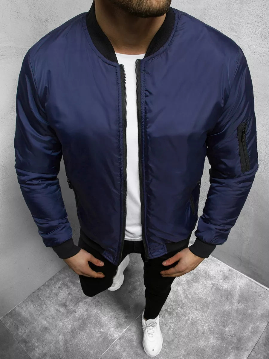 Men's dark blue jacket Route