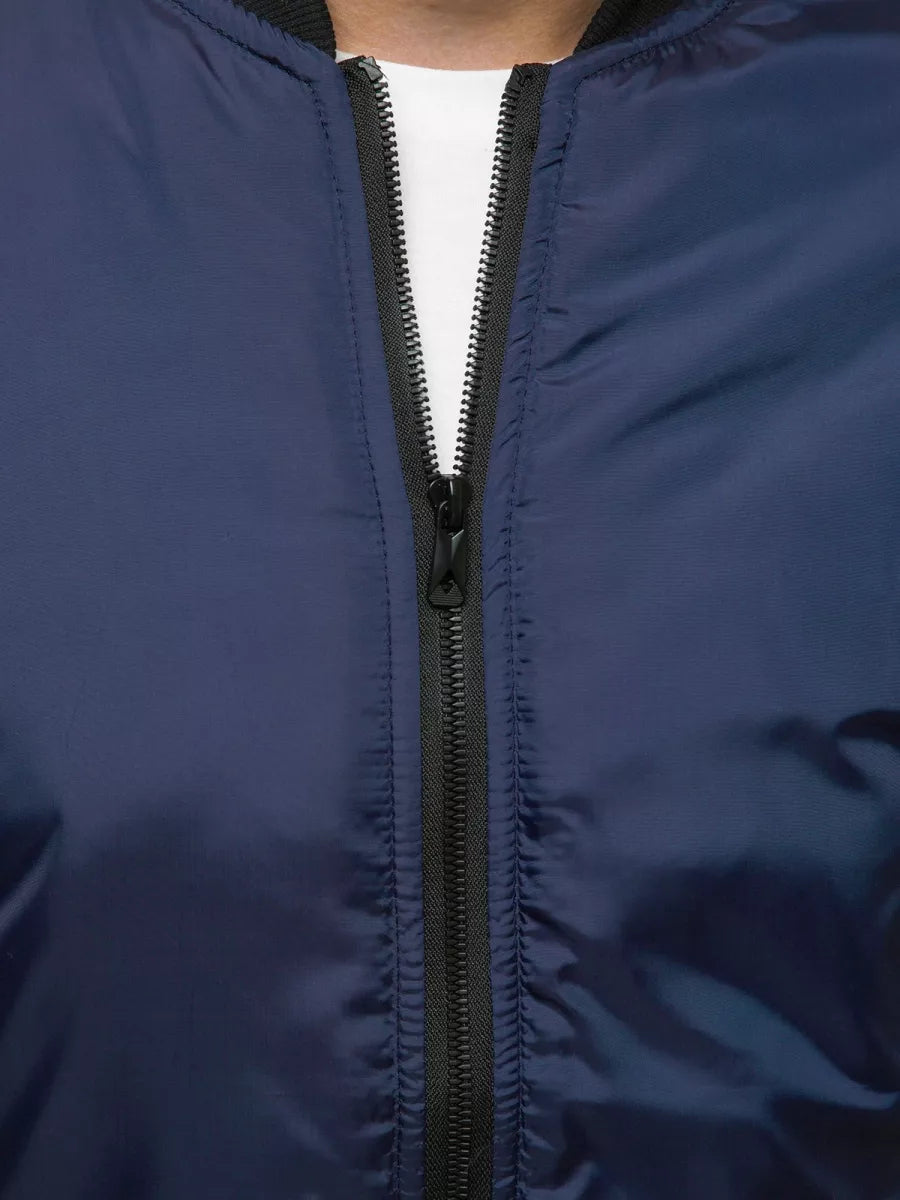 Men's dark blue jacket Route