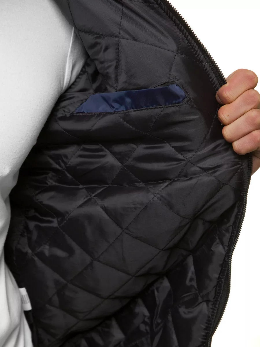 Men's dark blue jacket Route