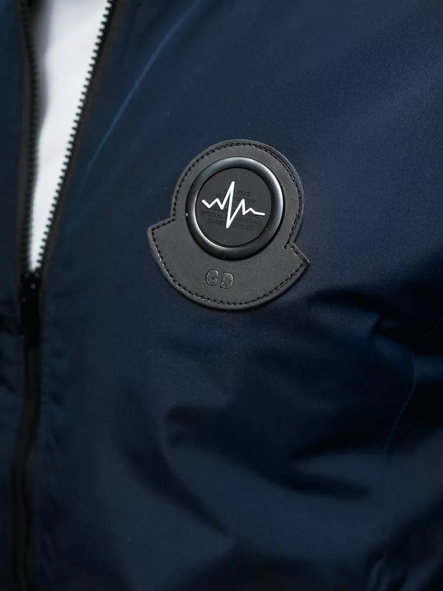 Men's dark blue spring jacket Marko