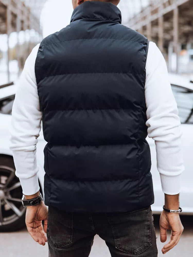 Men's dark blue vest Novar