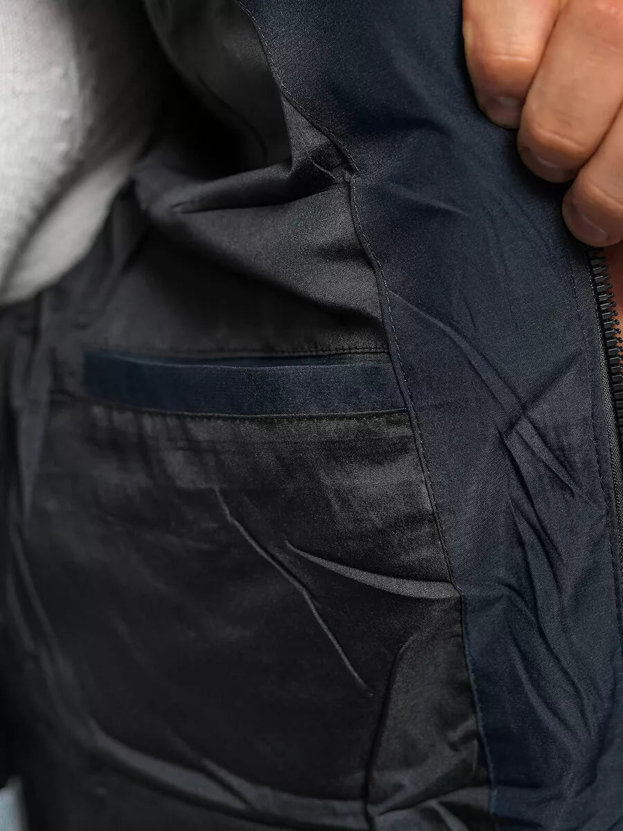 Men's dark blue winter jacket Rock