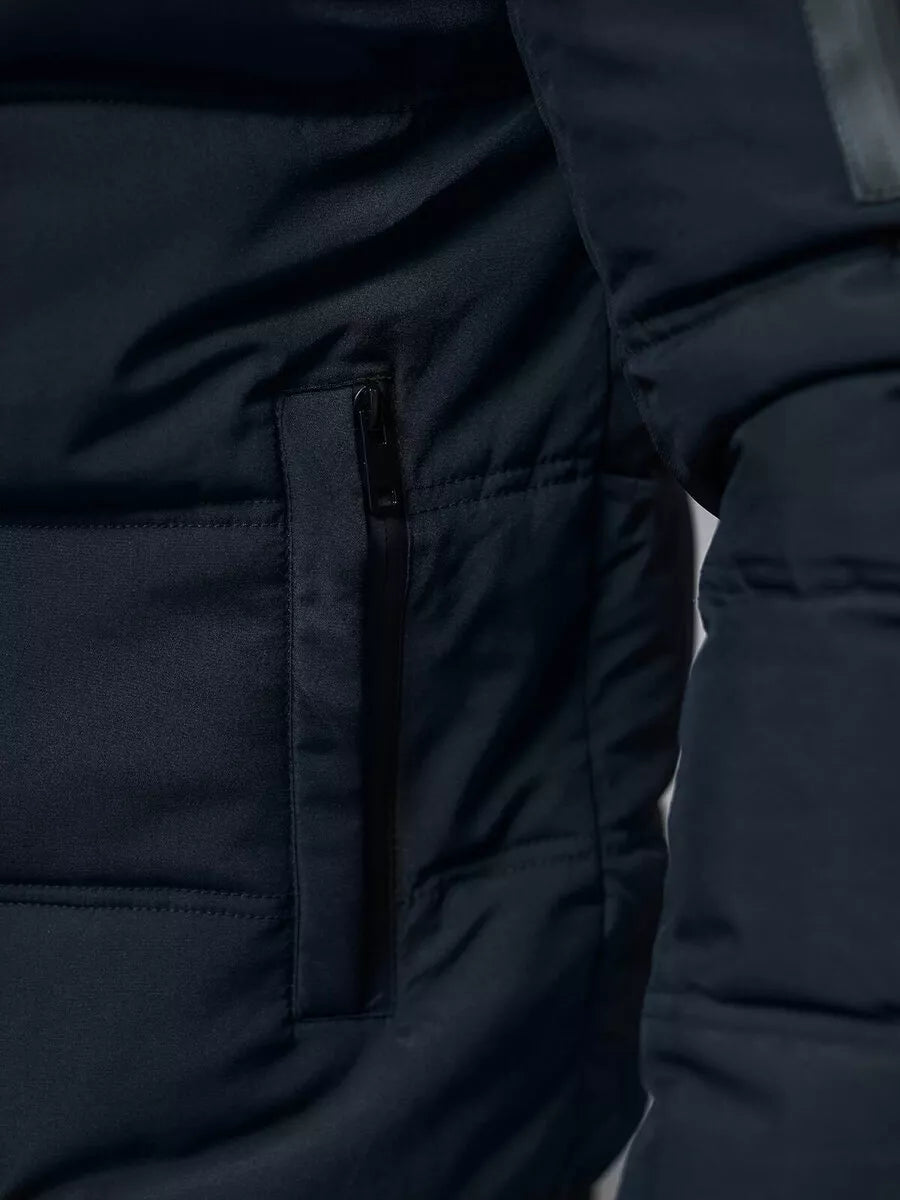 Men's dark blue winter jacket Rock