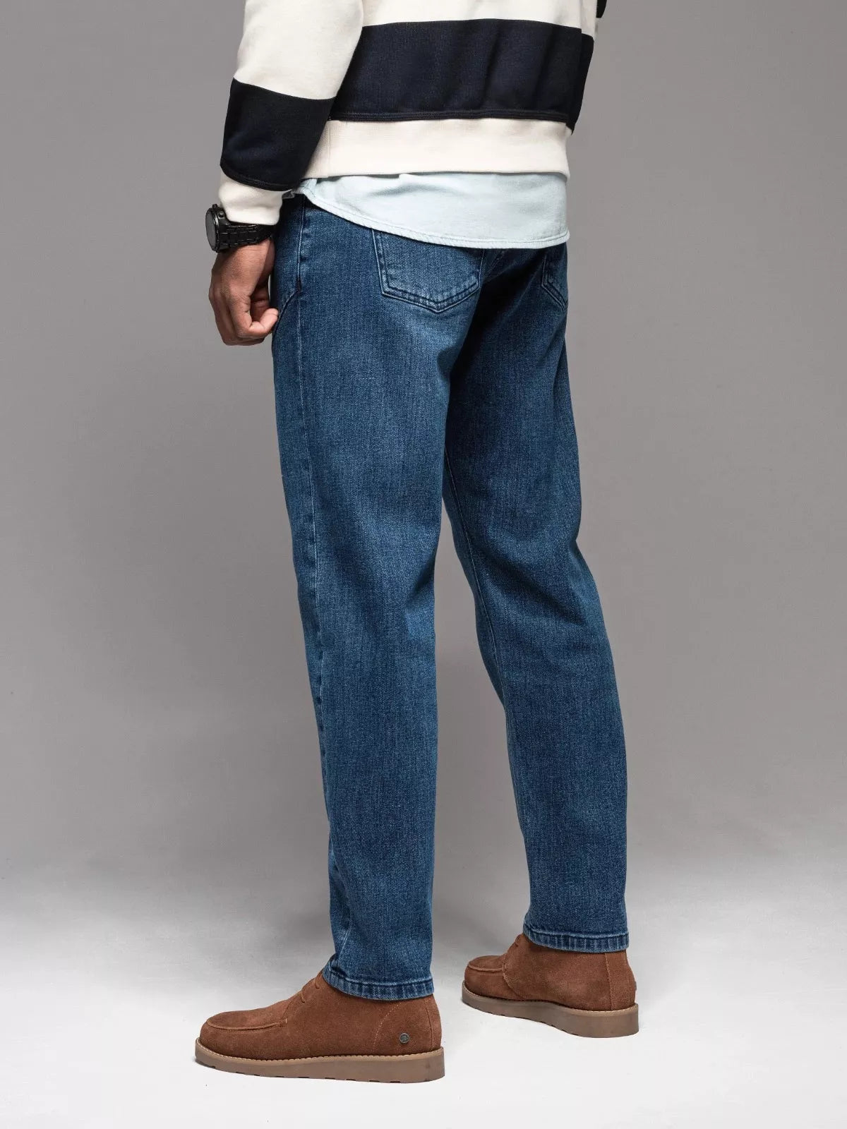 Men's dark blue jeans Carl